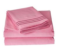 Elegant Comfort Luxurious Bed Sheets colocado en Amazon 1500 Premier Wrinkle Fade and Manchas Resistente al juego de sbanas de 4 piezas de 4 piezas