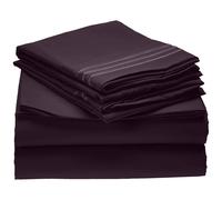 Elegant Comfort Luxurious Bed Sheets colocado en Amazon 1500 Premier Wrinkle Fade and Manchas Resistente al juego de sbanas de 4 piezas de bolsillo