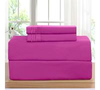 Elegant Comfort Luxurious Bed Sheets Juego en Amazon 1500 Premier Wrinkle Fade and Manchas Resistente al juego de sbanas de 4 piezas de bolsillo pro