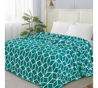 Elegant Comfort Luxury Velvety-Soft Coral Flannel Blanket Micro-Velour Ultra-Softness Fuzzy Plush, 100% Hypoallergenic Twin/Twin XL Navy Blue