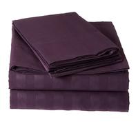 Elegant Comfort Resistente a las arrugas y a la decoloraciσn 1500 Premier Damasco Rayas Calidad de hotel Lujoso Juego de sαbanas suaves y sedos