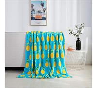 Elegant Comfort Velvet Touch - Manta de Forro Polar Ultra Afelpada con Estampado navideño, 50 x 60 Pulgadas (piña)