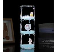 Elegant Design: Made of Acrylic Material, This Liquid hourgl