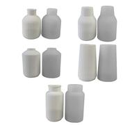 Elegant Designs - Moldes de silicona resistentes para uso en jarrones con yeso de resina o hormigón para creación artística, moldes de castas de resina