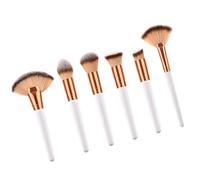 Elegant Fan - Brocha cosmética para una aplicación de maquillaje detallada para todos los días, cepillo corrector esencial de cobertura completa
