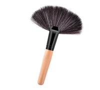 Elegant Fan - Brocha cosmética para una aplicación detallada de maquillaje diario, maquillaje esencial de cobertura completa