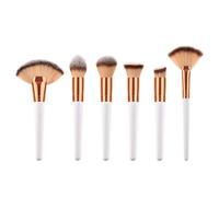 Elegant Fan - Brocha cosmética para una aplicación detallada de maquillaje diario, maquillaje esencial de cobertura completa