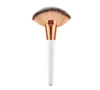 Elegant Fan - Brocha cosmética para una aplicación detallada de maquillaje diario, maquillaje esencial de cobertura completa