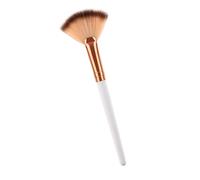 Elegant Fan - Brocha cosmética para una aplicación detallada de maquillaje, maquillaje diario, cobertura completa, corrector, brochas de fibra sintética