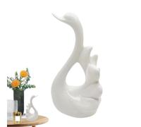 Elegant Figurine Ornament, Modern Table Centerpiece, Decorative Shelf Sculpture, Study Bedroom Fireplace Showcase, Patio Porch Indoor Home Display, Art Piece for Living Room, Office, 10x5.5x4cm