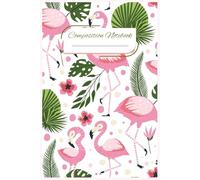 Elegant Flamingo Notebook: Chic 6x9 Ruled Journal with Tropical Flamingo Background | 120 Pages for Writing, Notes & Ideas