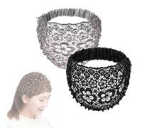 Elegant Floral Beaded Wide Headbands for Women, lace Headbands for Women, Headband Hair Accessories Womens Fashion (D,2)