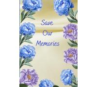 Elegant Floral Notebook for Cherished Moments: A Soft Beige Journal with Violet & Blue Blossoms - Perfect for Daily Reflections, Special Notes, and Keepsakes