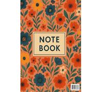 Elegant Floral Notebook for Women - Aesthetic Botanical Journal with Soft Matte Cover, 6x9 Inch Lined Pages, Perfect Gift for Students, Writers & Daily Journaling | Minimalist Flower Design Stationery