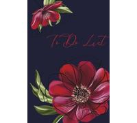 Elegant Floral Task List Book - Blue: A classic, no-fuss Task List book ready to help you achieve your goals.