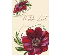 Elegant Floral Task List Book - Cream: A classic, no-fuss Task List book ready to help you achieve your goals.