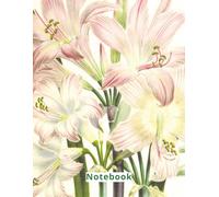 Elegant flowers notebook, journaling, large size 8.5x11 inches, 100 lined blank pages: Floral Lined Journal 8.5 x 11 - Elegant Flower Notebook for Journaling, Writing, Notes, Mindfulness & Gifts