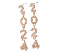 Elegant for Women Hoop Earrings Dangle Earring Number Theme Fashion Party