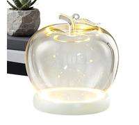 Elegant Glass Dome, Decorative Display Cover Stand, 20cm Showcase Case with , Transparent Acrylic Base, Display Dome with Fruit Design, Collectible Case for Home Decor