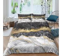 elegant gold accent Funda Edredon Microfibra 3 Piezas Compuesto Impresión 3D Cierre de elegant gold accent Funda de Edredón Fundas de Almohada Antibacteriana Antialérgica for niña Single（135x200cm）