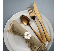 Elegant Gold Flower Napkin Rings 6 Pack White Petal Plated Alloy Napkin Holders Fade R esistant Table Setting Decor Ideal for Home Party Wedding Events