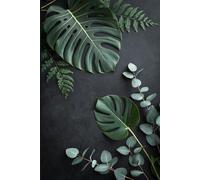 Elegant Green Botanical Notebook - Dark Aesthetic Lined Journal for Everyday Writing: A Minimalist Floral Notebook with a Nature-Inspired Leaf Pattern ... for Journaling, Notes, and Creative Writing