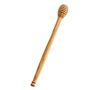 Elegant Honeys - Varilla mezcladora de madera resistente natural adecuada para cocina y servicio de bebidas, cuchara de madera