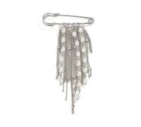 Elegant Horse Charm Brooch with Heart Shaped Tassels for Women Girls Fashion Accessory Trendy Decoration Jewelry
