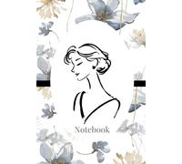 Elegant Lady: A beautiful blend of nature, grace, and imagination | 100 page 6x9 lined journal for writing, notes, and creativity