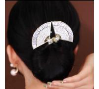 Elegant Lazy Hair Curler, Butterfly Bun Maker, Simple Fast Spiral Hair Braid Braiding Clip, French Twist Hairstyle Bun Hair Accessories, Lazy Half Ball Hairpin (Fan)