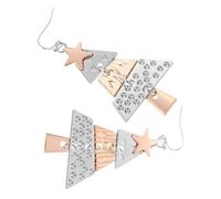 Elegant Long Dangle Earrings Christmas Tree Women's Year'S Eve Earring for Party Glittering