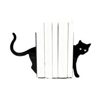 Elegant Metal Bookends Display Stand For Books Picture Albums Cookbooks Book Holder & Shelf Decor Stand For Displaying Book