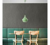 Elegant Mint Chandelier, Adjustable Height 37-130 cm, Metal Body Ø23 cm, IP20, E27 Socket, Perfect for Modern Home Décor | Stylish Lighting Solution
