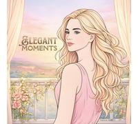 Elegant Moments: A Relaxing Romantic Coloring Book for Women
