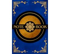 Elegant Notebook: Cobalt Blue Journal with Gold Elements | 120 Pages | 6" x 9" | College Ruled | Volume 5