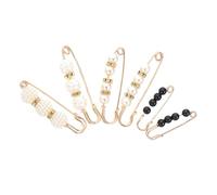 Elegant Pearl Women's Safety Brooch Clip Dresses Cardigans Scarf Holders for Fashi