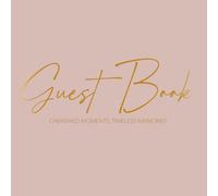 Elegant Pink Guest Book: Wedding & Special Events Memory Book | Baby Shower, Baptism, Retirement Party | +100 Blank Pages, Square Format