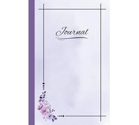Elegant Purple Hardcover Journal - 120 Lined Pages for Daily Journaling, Creative Writing, or Everyday Notes, Aesthetic Stationery Gift for Women, Teens, and Students