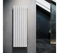 ELEGANT - Radiador de diseño plano, color blanco, doble capa/una capa, radiador de baño, calefacción de vivienda, calefacción vertical, radiador de paneles