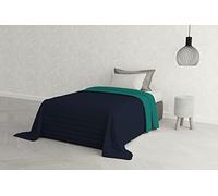 Elegant Ropa DE Cama Italiano Colcha Verano Azul/Verde Agua Individuales de 170 x 270 cm