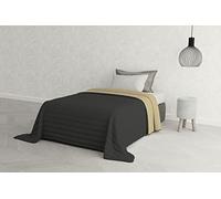 Elegant Ropa DE Cama Italiano Colcha Verano Hazel/Grises Individuales de 170 x 270 cm