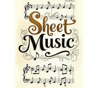 Elegant Sheet Music Journal for Classical Music Students