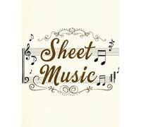 Elegant Sheet Music Notebook for Classical and Modern Composers
