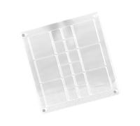 Elegant Shell Collection - Caja expositora resistente de acrílico y piedras preciosas, organizador de almacenamiento elegante, accesorios de decoración del hogar