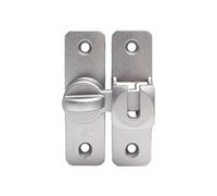 (elegant silver) Easy to Installion Push Pull Door Lock Catcher without Drilling Fit Various Door Thicknesses for Home Accessory Rich gold