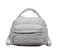 Elegant Solid Color Shoulder Bag, Lightweight Commuter Crossbody Bag Women, Fashion Bags for Women for Daily Work (Gray)