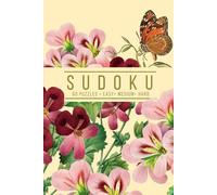 Elegant Sudoku: 60 Puzzles, Easy, Medium, and Hard | One Puzzle Per Page | Vintage Pink Floral Botanical Inspired Cover (Botanical Puzzling)