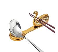 Elegant Swan Rack - Chopsticks Holder for Dining | Stainless Steel Shape with Dishwasher Safe Design, Kitchen Restaurant Wedding Table Decoration, Guest Fork Organizer, Home Serving Accessory