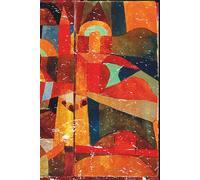 Elegant Unruled Notebook/Journal with Art Cover; 200 Pages; 6 x 9 Inches; WHITE PAPER: Paul Klee Cover Design 1