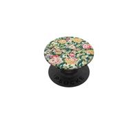 Elegant Vintage Floral Garden Botanical Nature Green PopSockets PopGrip Adhesivo